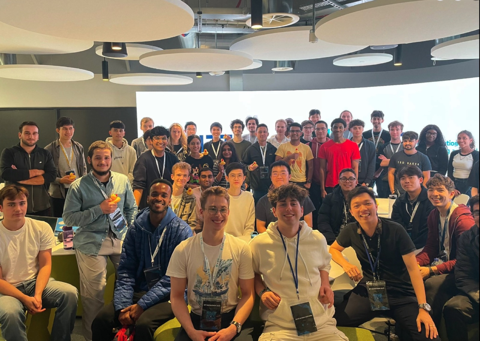 The full cohort group photo